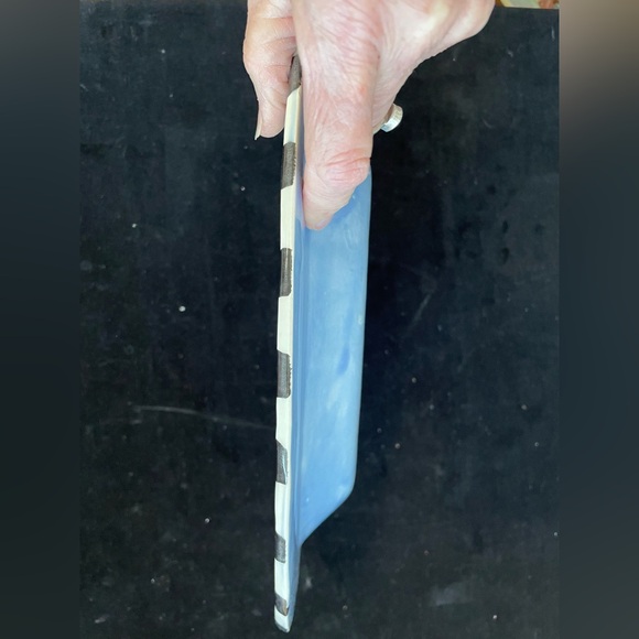 Handmade Ceramic Serving Tray Adorable Dog l11.5” ”x8” Original Design - Picture 7 of 8